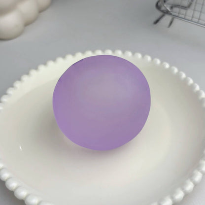 Moldable Frosted Coconut Oil–Style Squishy Stress Ball