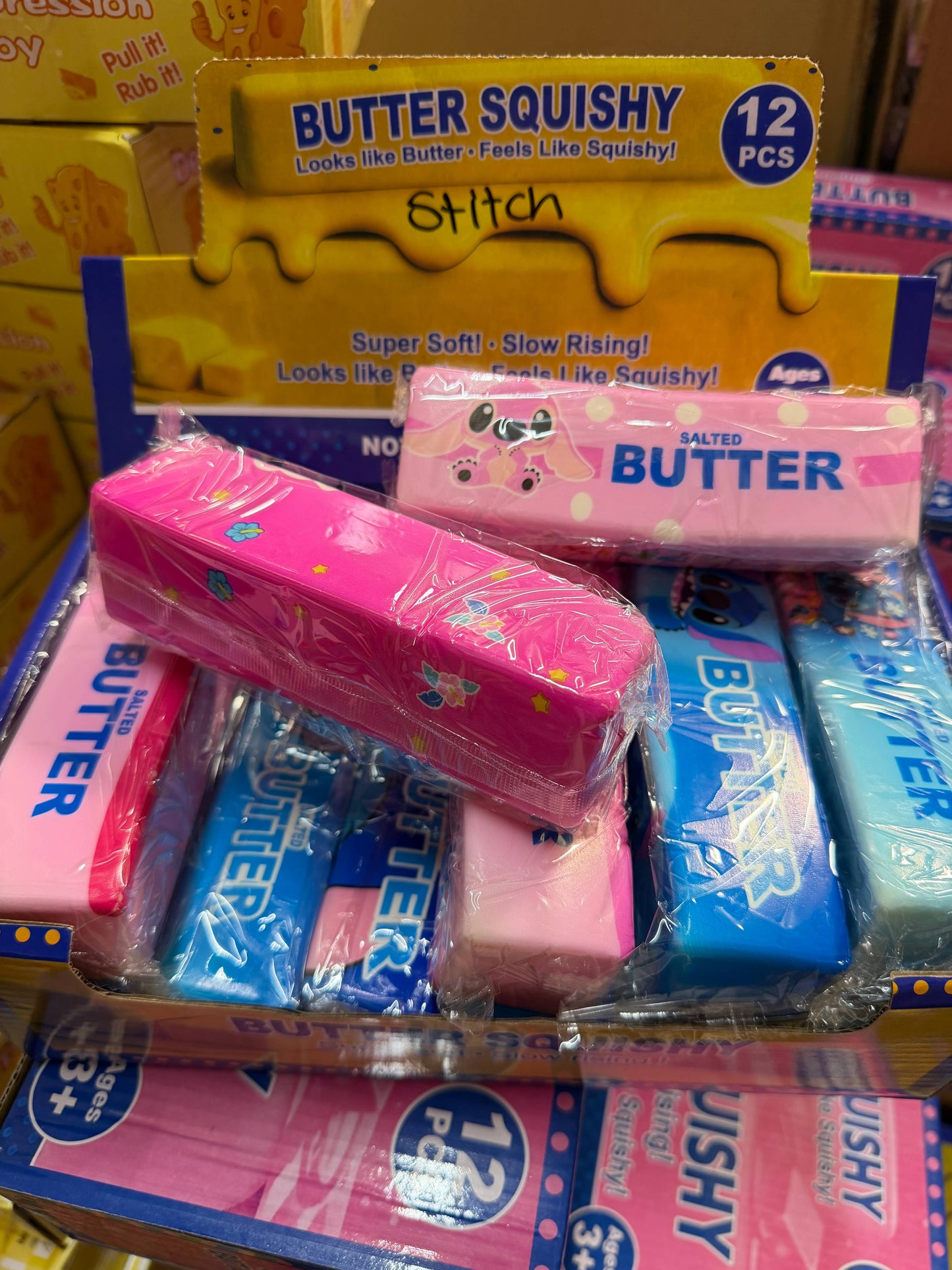 Squishy dumpling PINK BUTTER  cartoon