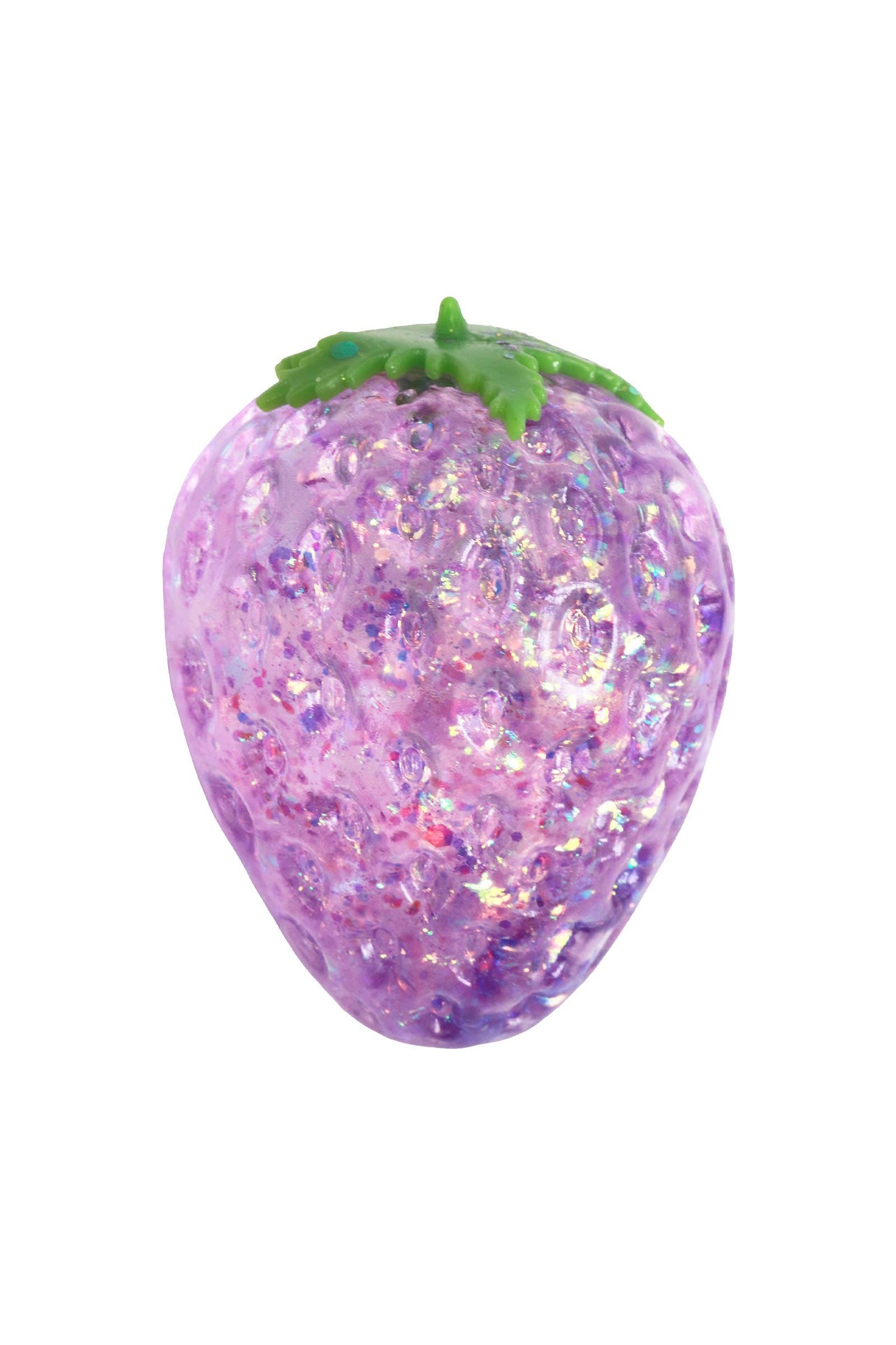 Strawberry Glittery Maltose Putty Filled Squishy