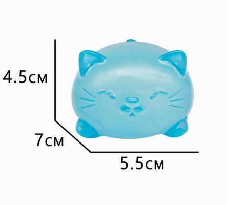 Gummy bear cute cat  Squishy fidget Toy Stress Relief Toy