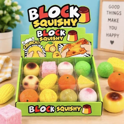 Assorted Crunch Squishy — Block Squishy ASMR Crunch