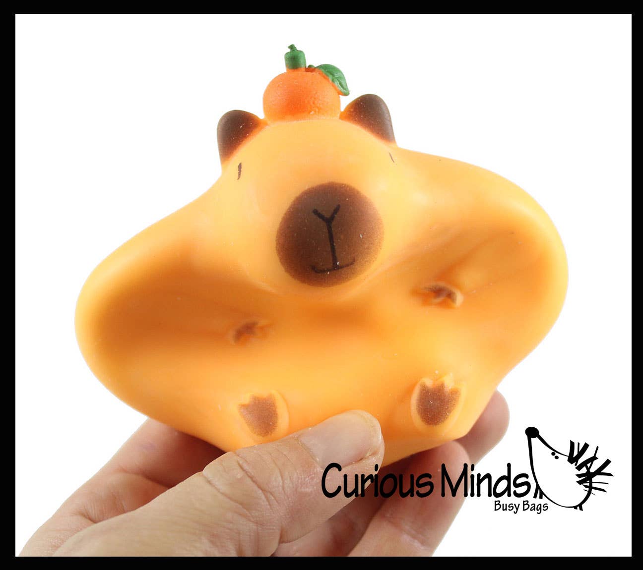 1 Capybara Stretchy Sand Filled - Lover Sensory Fidget Toy W