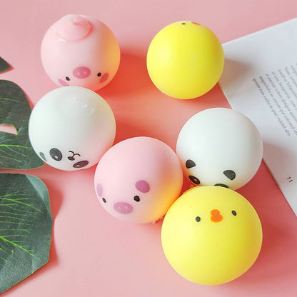 Cute Mini Panda Pig DUMPLINGS Squishy Stress Relief Toy