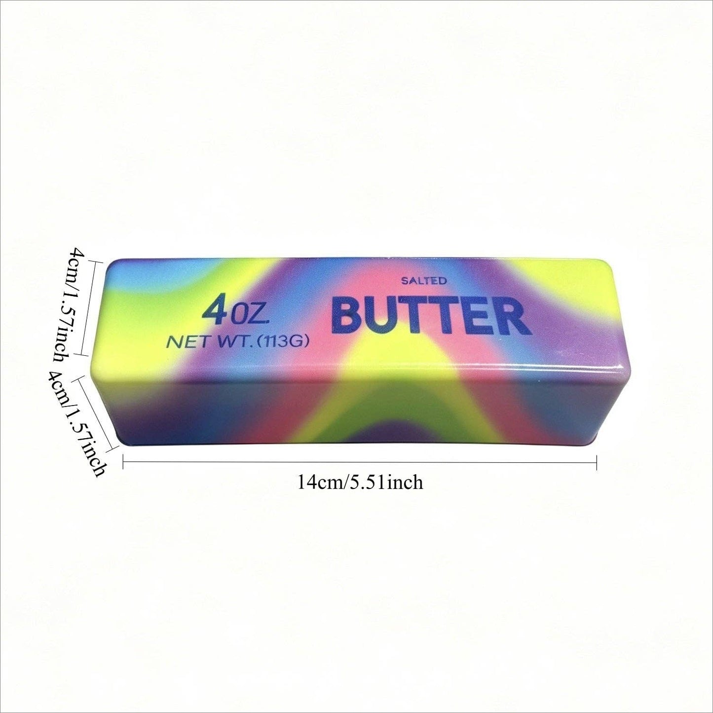 Rainbow Butter Stick Squishy Slow Rising Stress Toy