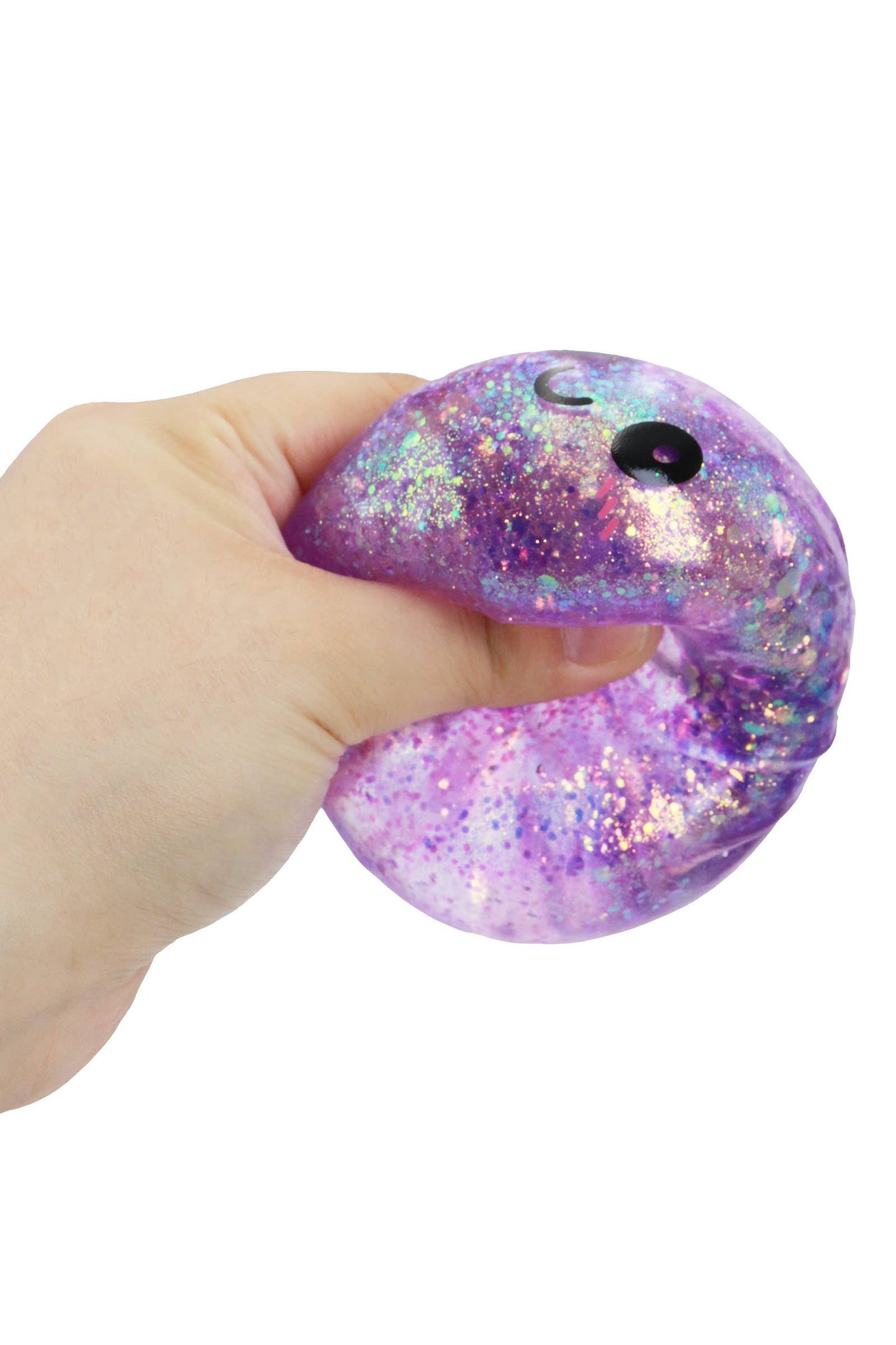 Glitter Maltose Putty Bao Bun Dumpling Squishy - 12 Pcs