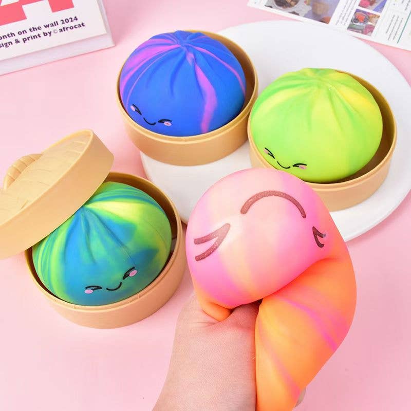 Mini MYSTERY DUMPLINGS Squishy Stress Relief Toy 12pcs set
