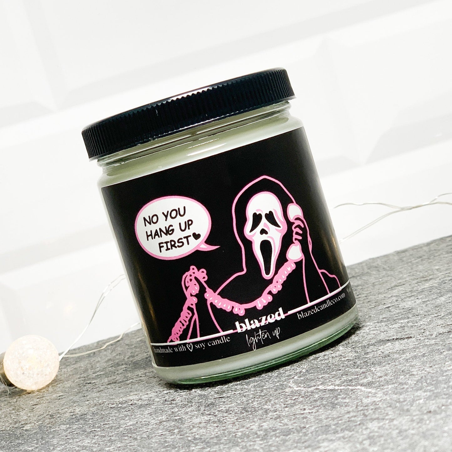 Ghost Face Candle