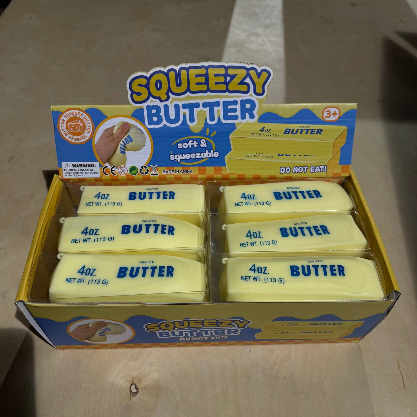 Squishy Premium Boxed Butter Yellow 4oz | A084