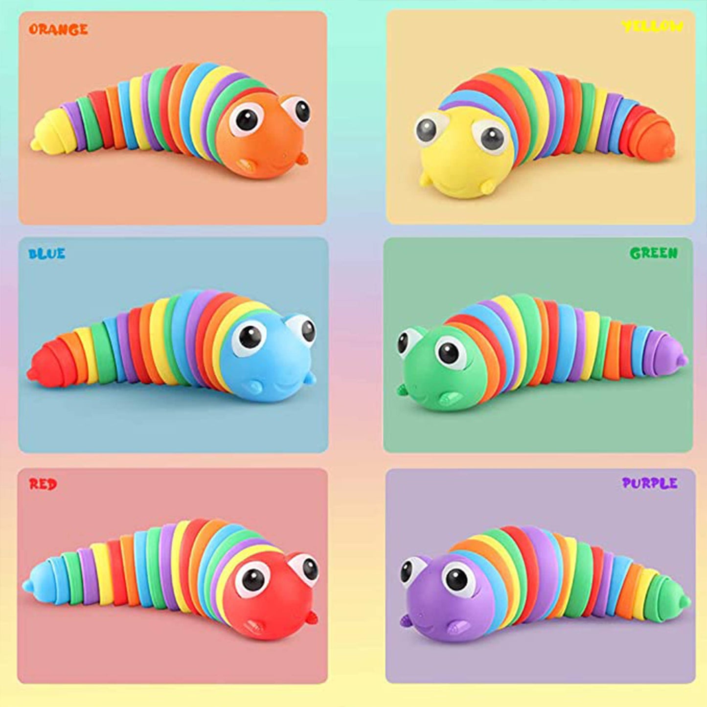 Caterpillar Stress Relief Toy - Back to School - in bulk