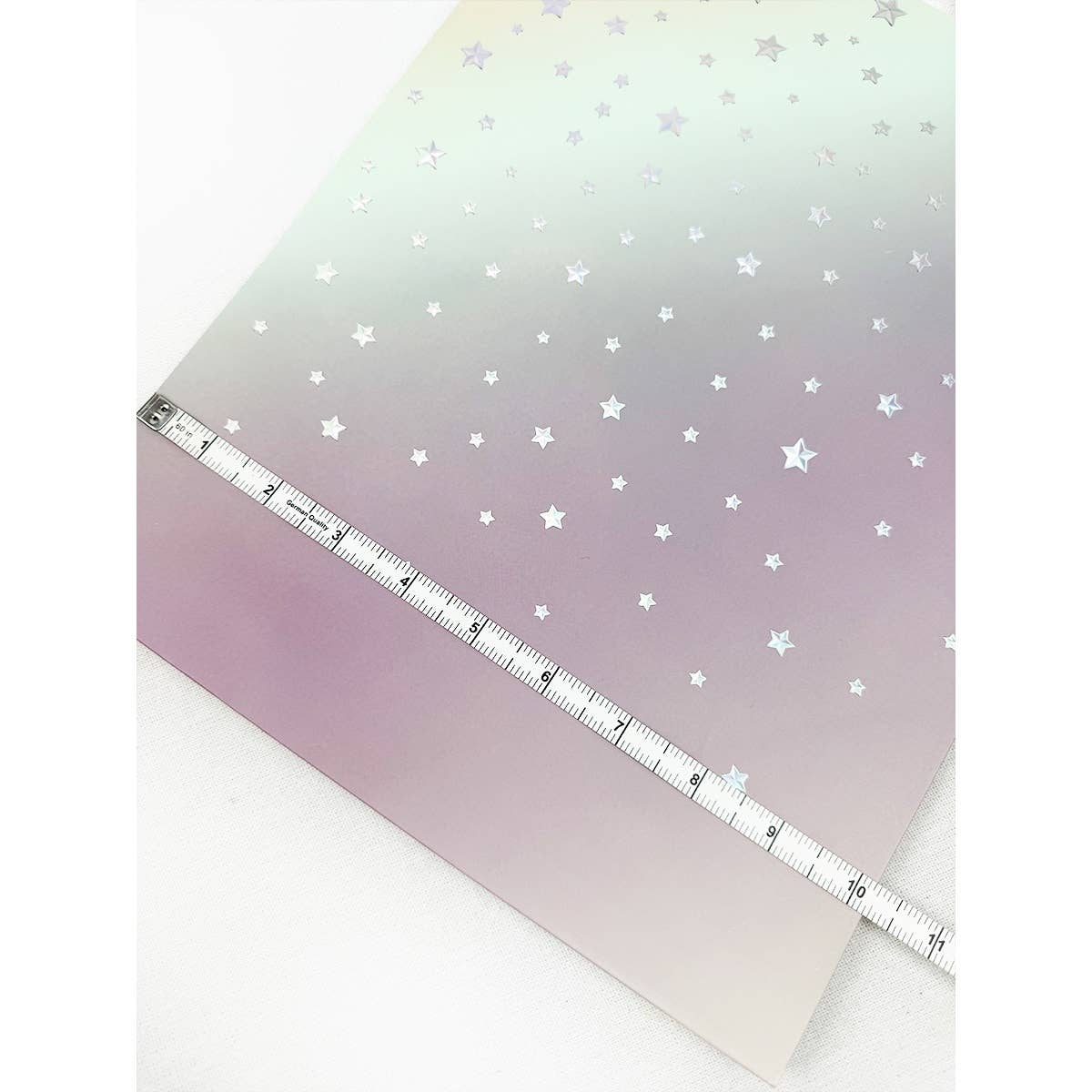 Ombre Star Design Embossed Gift Bag