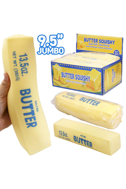 JUMBO Butter Stick Slime Filled Squishy - 9.5 Inch