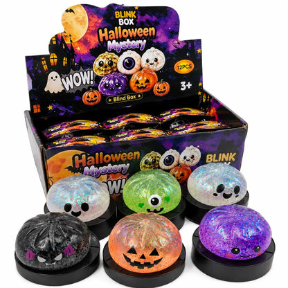 Halloween Ghost Maltose Squishy Stress Relief Toy Set
