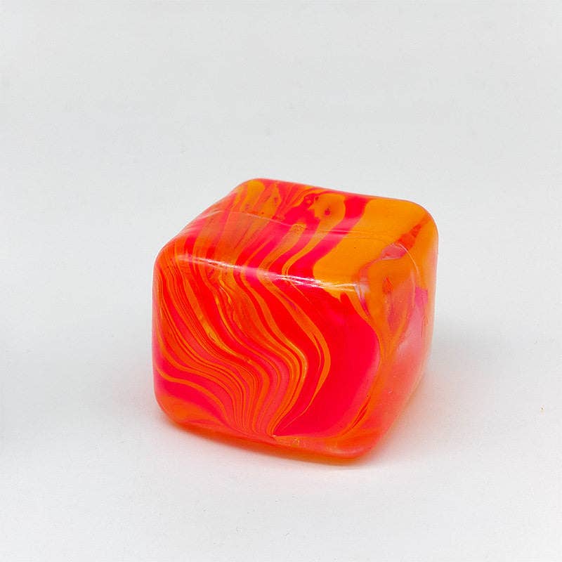 Flow Pattern Ice Cube Malt Sugar Stress Relief Toy Cube