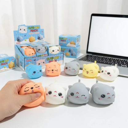Cute Cat Pinch – Super Soft Pull & Rub Squishy Cats