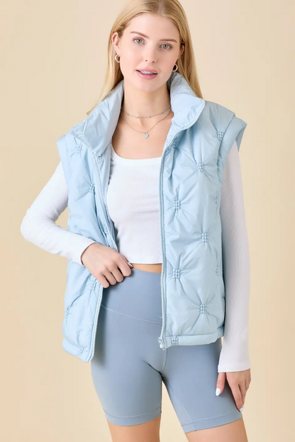 Bluebird Puffer Vest|3533