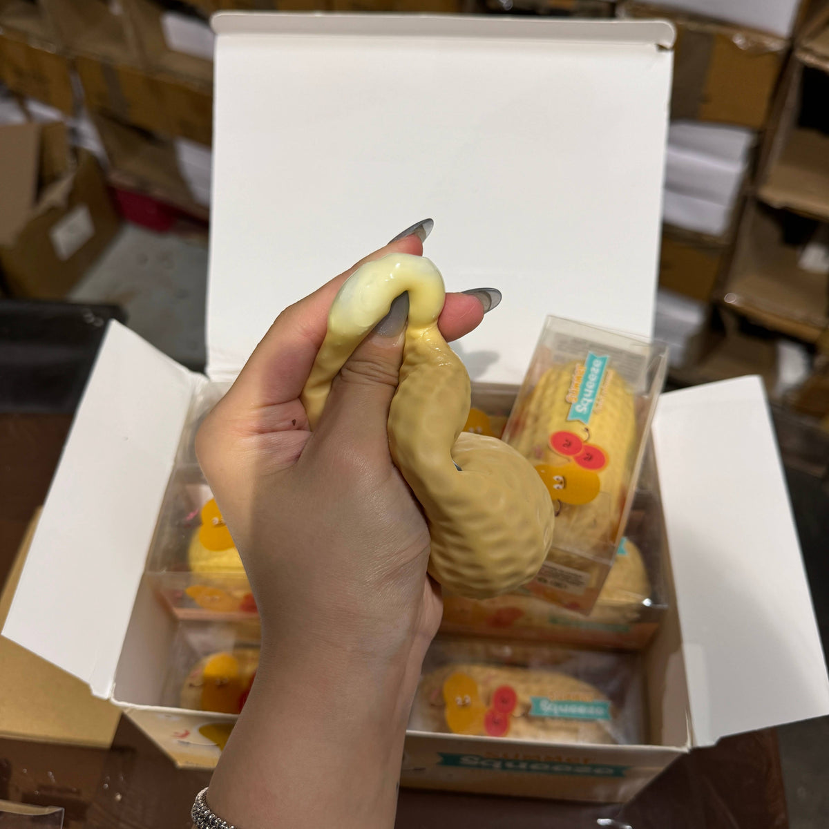 Crackling Crunchy Large Peanut Squishy | A208B