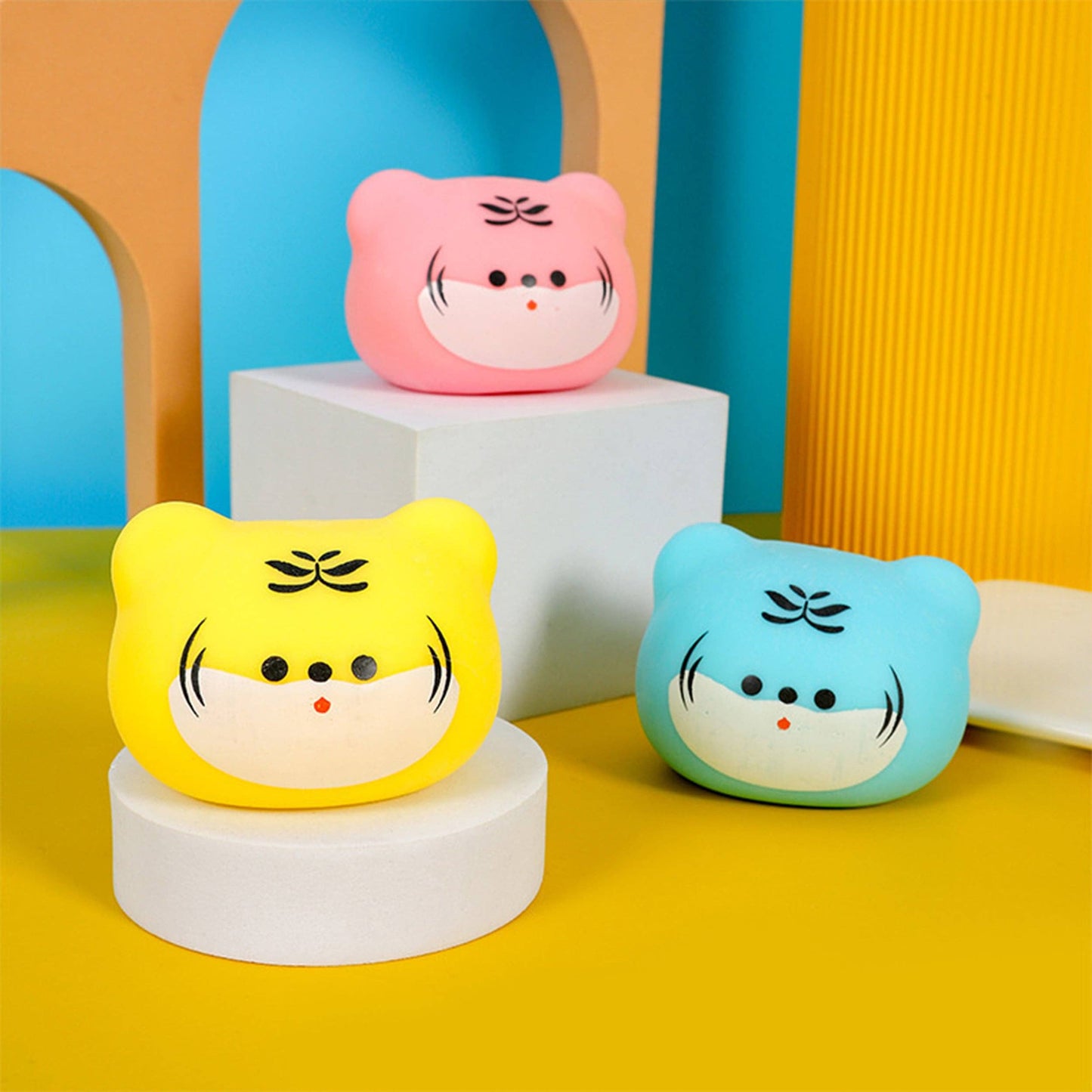 Fidget Cat Squeeze Kids Back to School Toy- Assorted