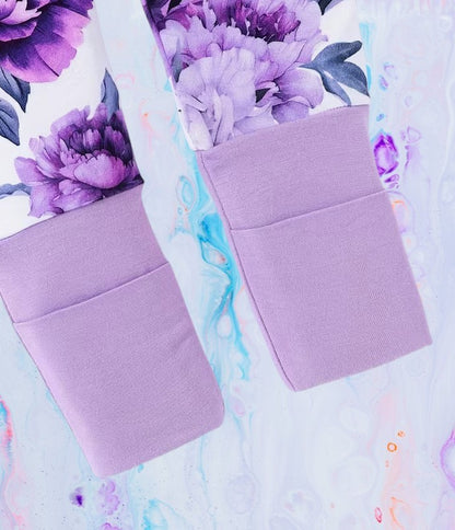 Purple Peony Bamboo Sleeper|8853