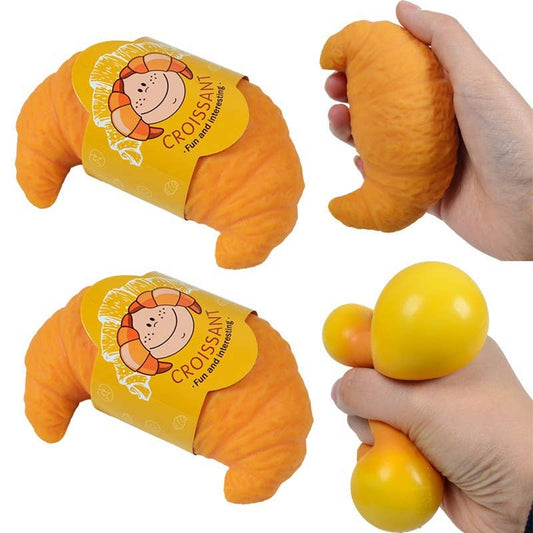 Croissant Squishy Squeeze Toy Fidget Toy