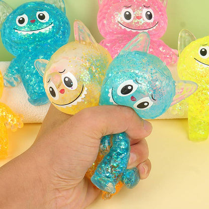 Maltose Glitter cute kitten squishy toy-Random Color