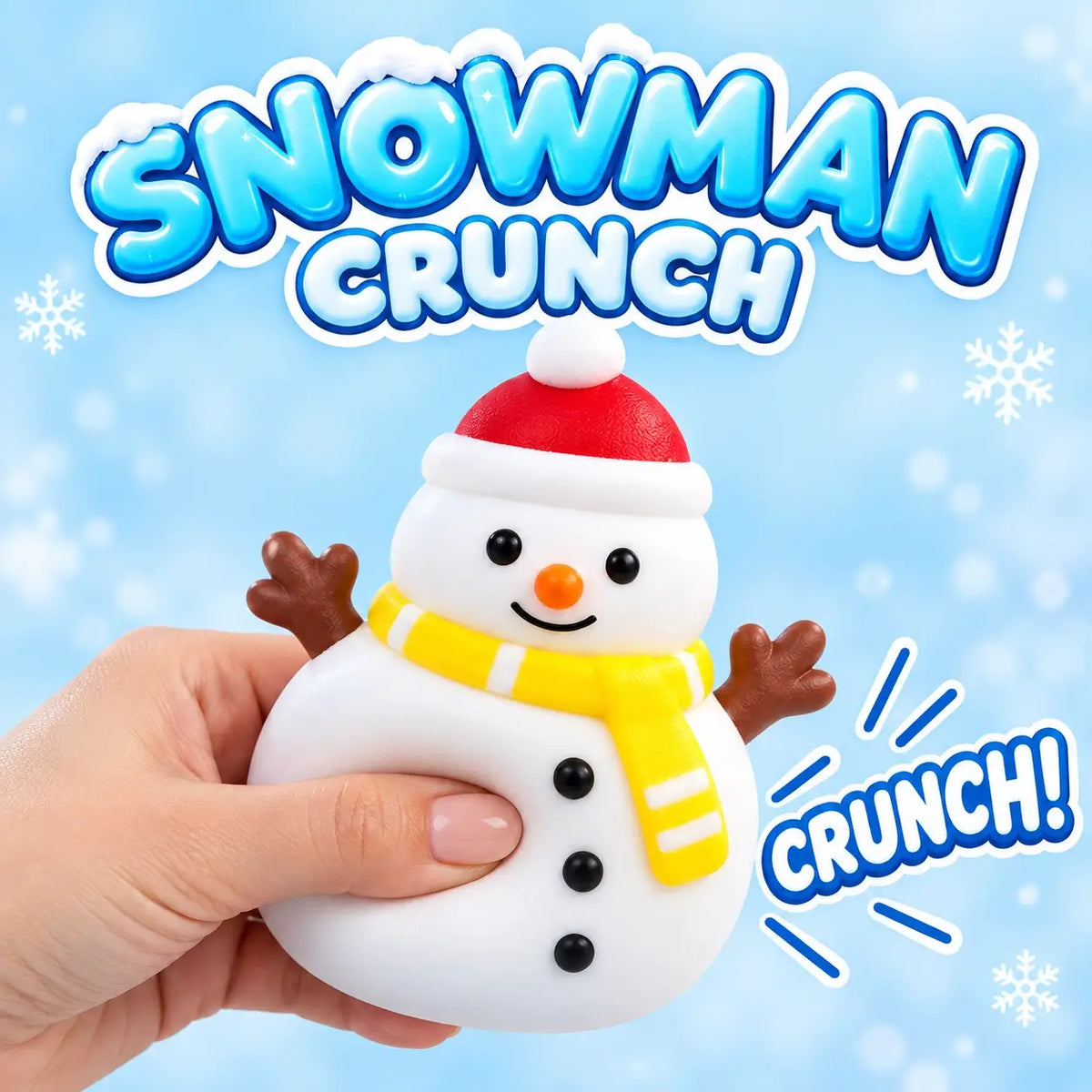 Merry Christmas Squishy Toy— Crunchy ASMR Holiday Squishies
