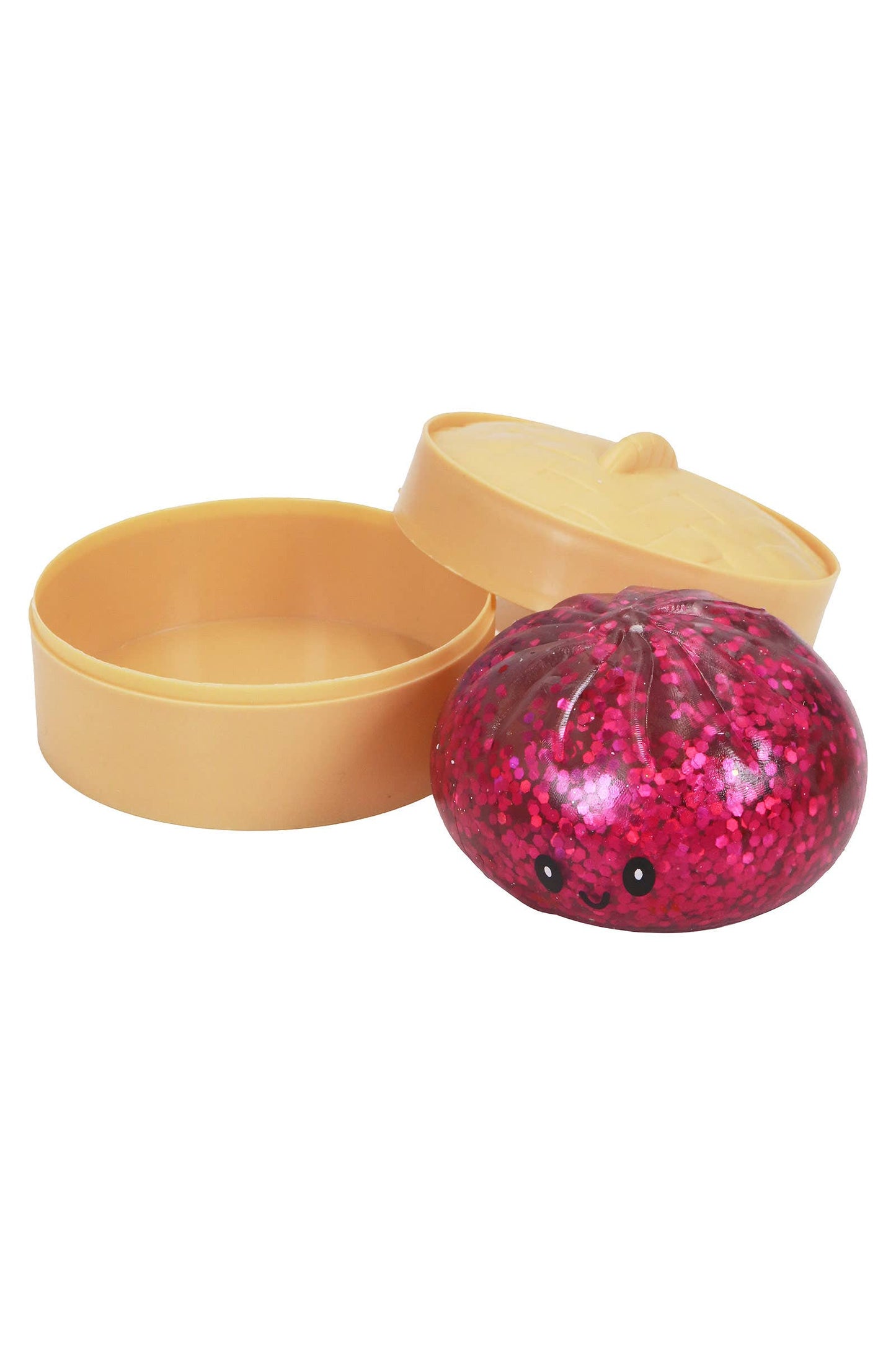Chunky Glitter Jiggly Slime Filled Dumpling Bao Bun Squishy