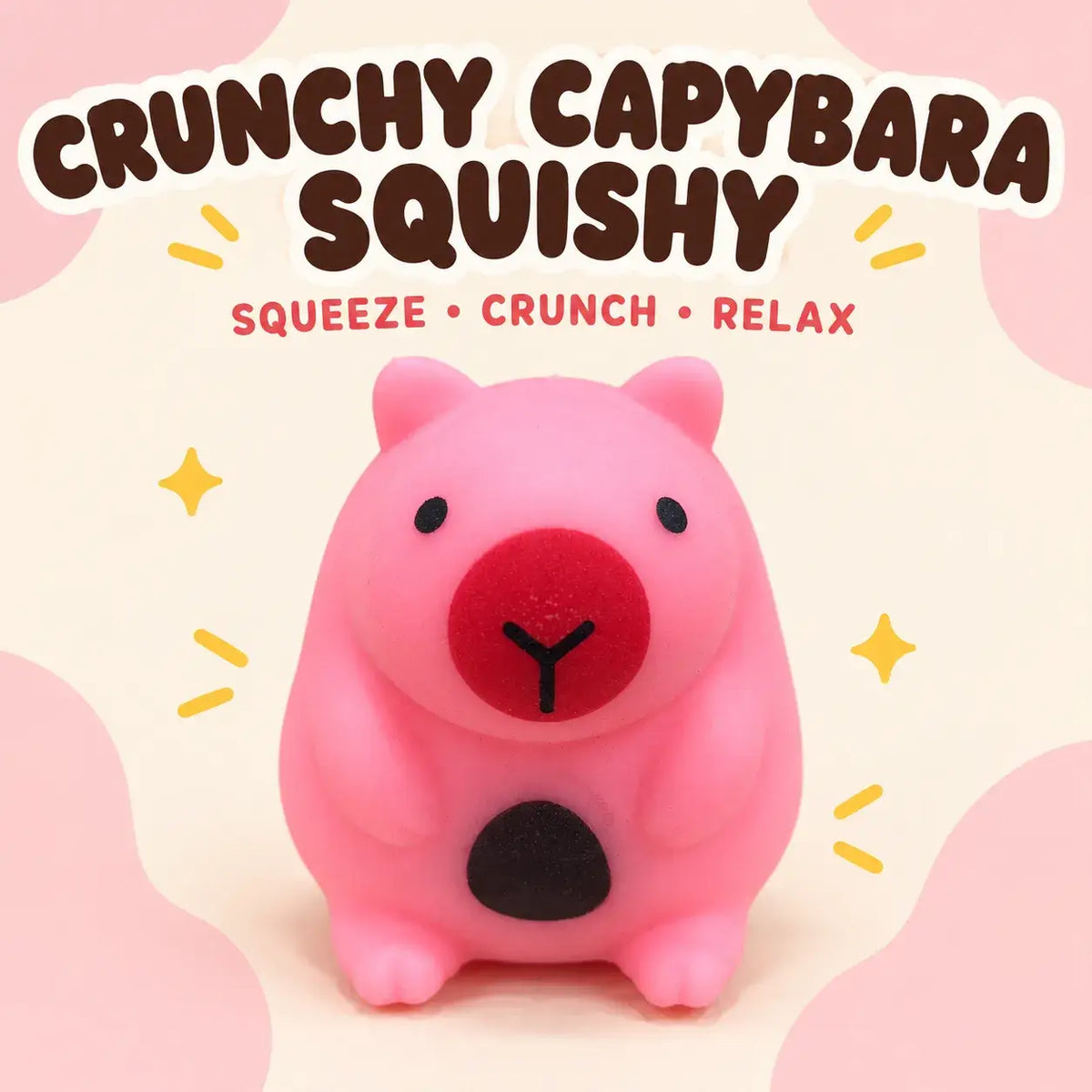 Cute Crunchy Capybara Block Squishy Toy