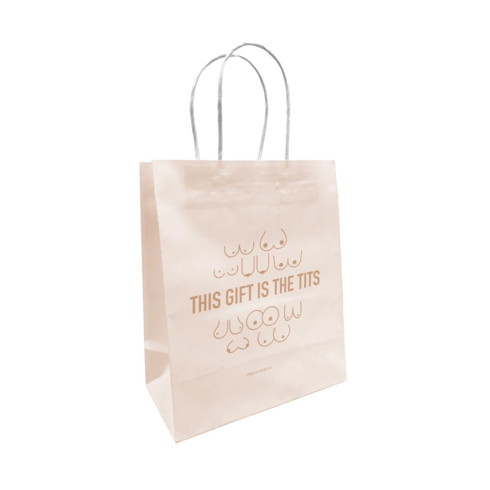 "This Gift Is The Tits" Gift Bag|3665