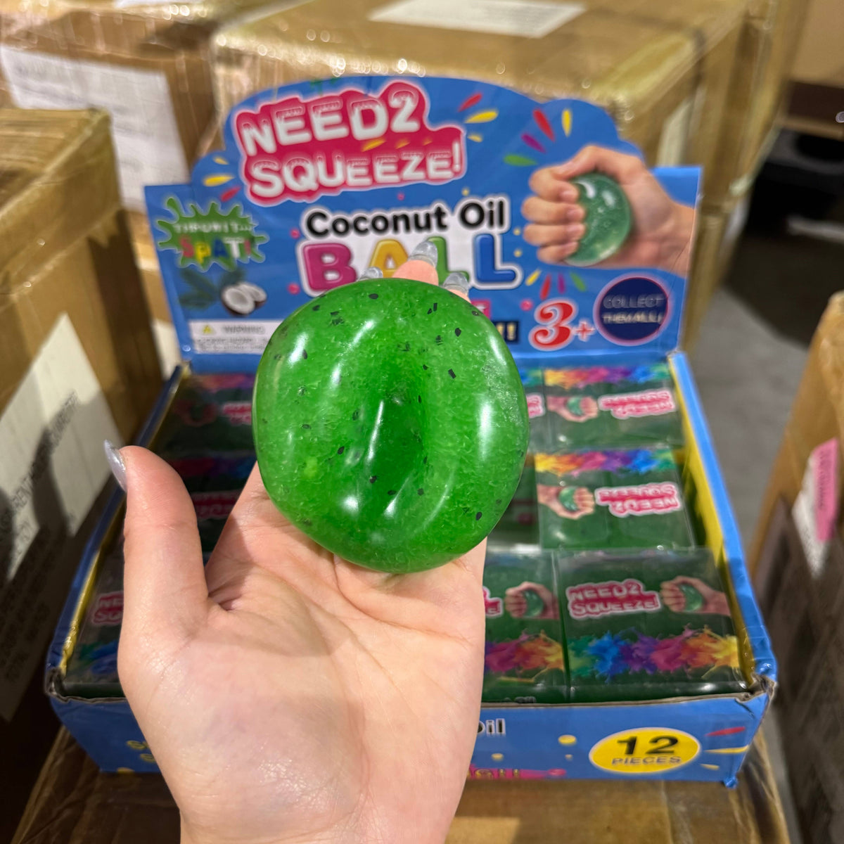 Kiwi Fruit Icy Slushy Ball Squishy | A109