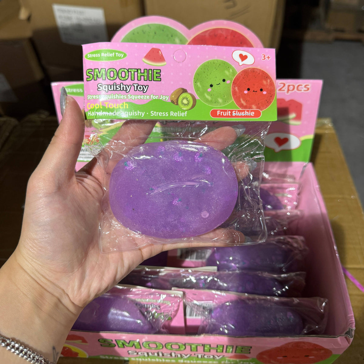 Grape Fruit Icy Slushy Ball Squishy 12/pk | A228