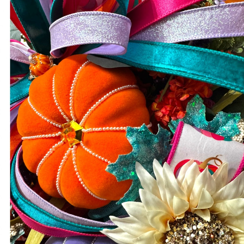 DLX 3 Pumpkin Swag Fall Swag|9293