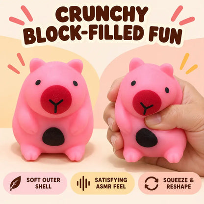 Cute Crunchy Capybara Block Squishy Toy
