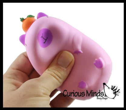 1 Capybara Stretchy Sand Filled - Lover Sensory Fidget Toy W