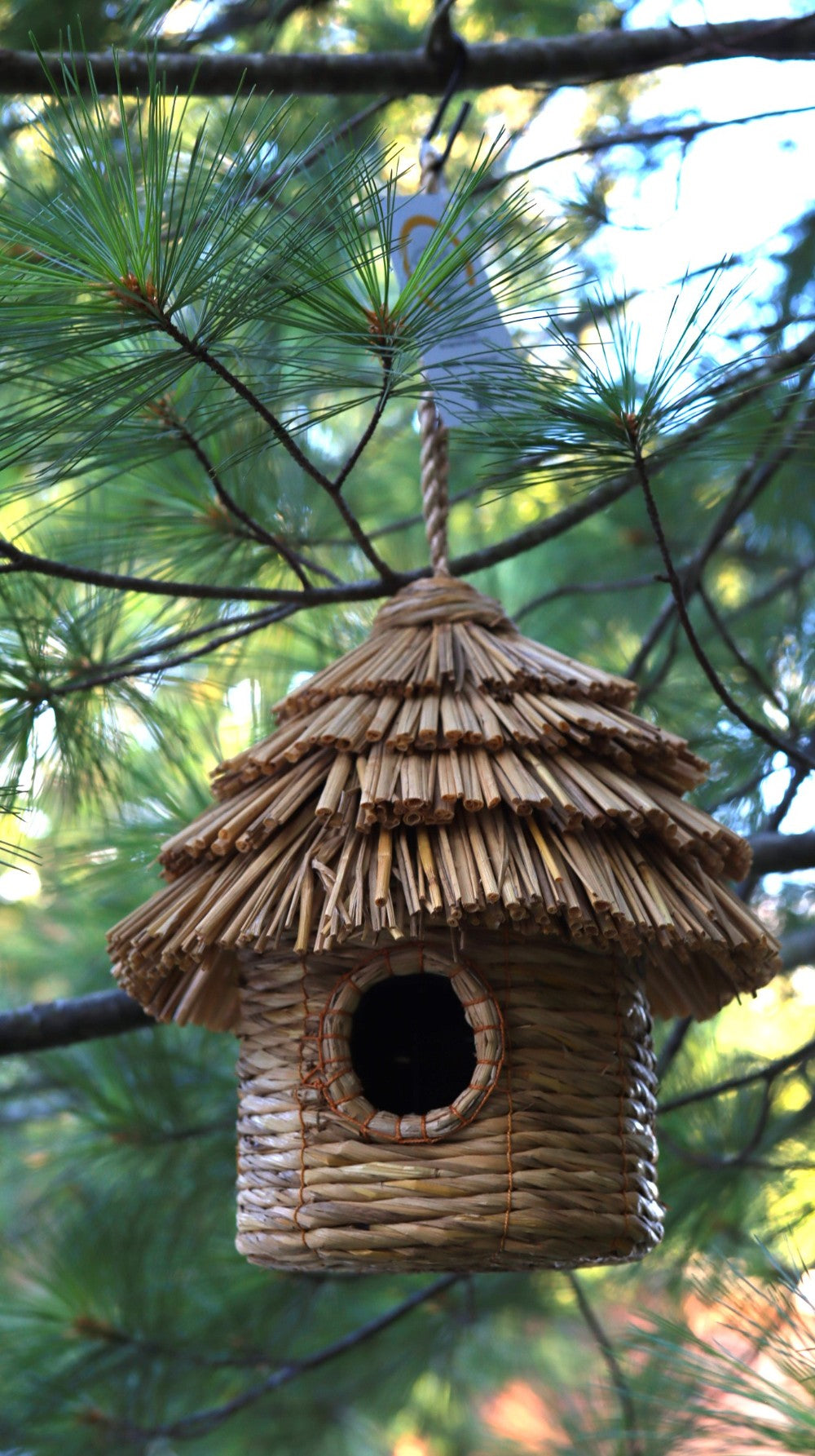 Rice Straw Hut Shaped Bird House|9216