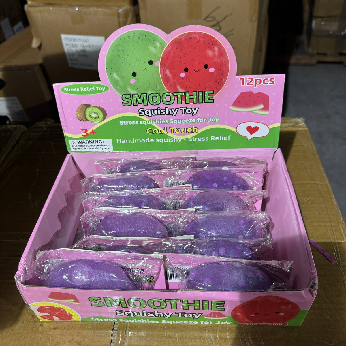 Grape Fruit Icy Slushy Ball Squishy 12/pk | A228