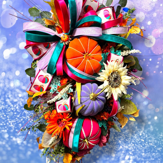 DLX 3 Pumpkin Swag Fall Swag|9291