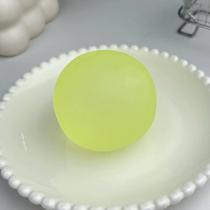 Moldable Frosted Coconut Oil–Style Squishy Stress Ball