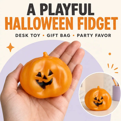 Moldable Halloween Pumpkin Stress Relief Squeeze Toy