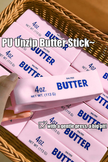 Realistic PU Butter Stick Stress Relief Toy Gifts