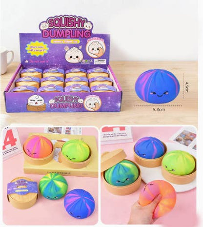 Mini MYSTERY DUMPLINGS Squishy Stress Relief Toy 12pcs set