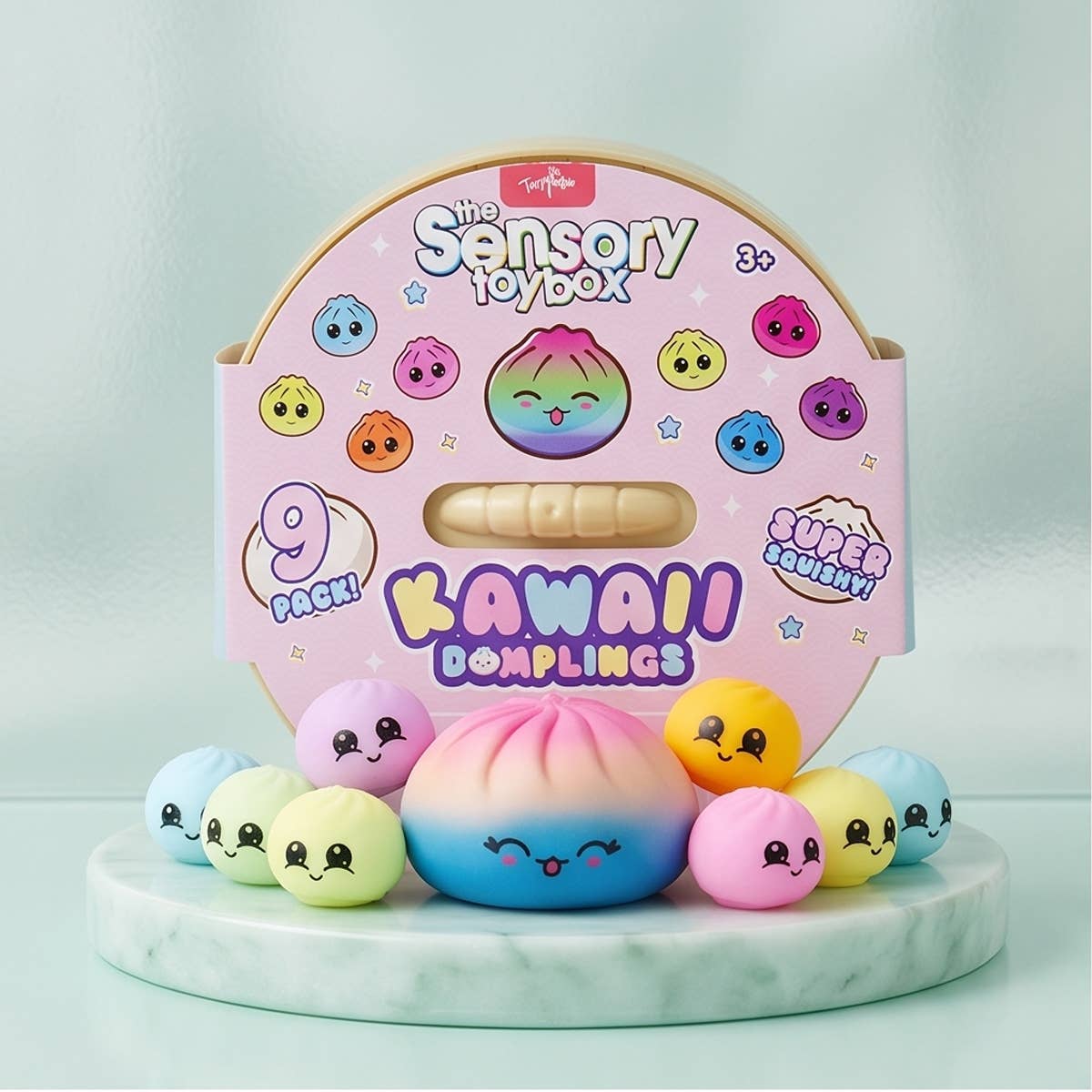 UPD STB0319 Kawaii 9 Dumplings Set in Steamer - 1 set