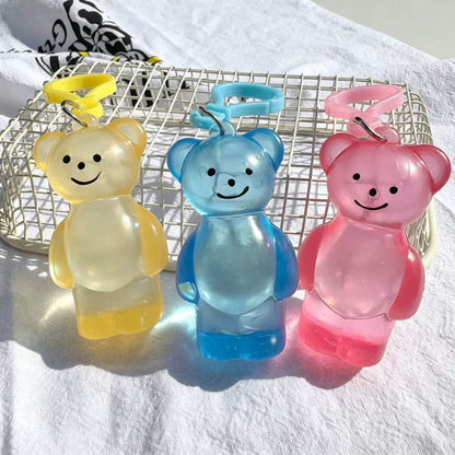 Maltose Bear Squishy Stress Keychain Charm