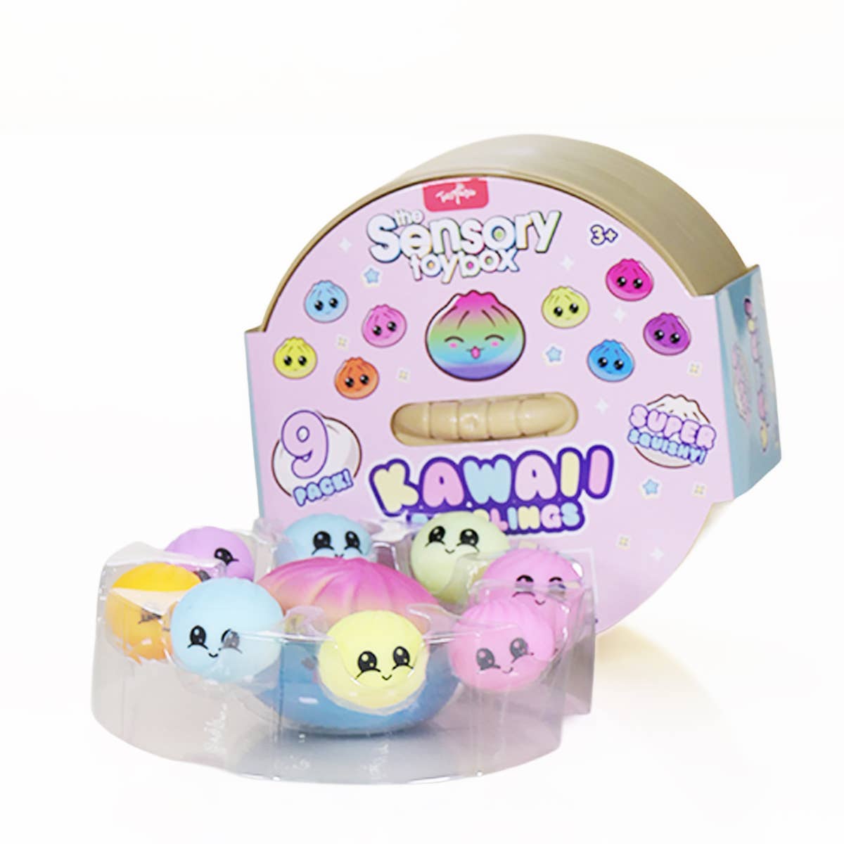 UPD STB0319 Kawaii 9 Dumplings Set in Steamer - 1 set