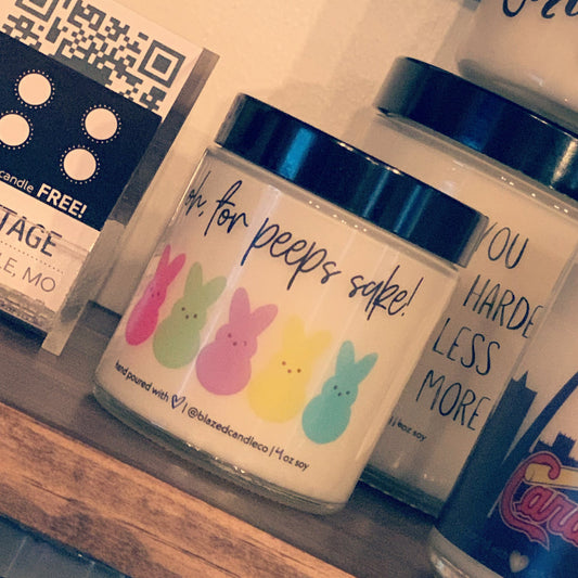 Oh, For Peeps Sake! Candle