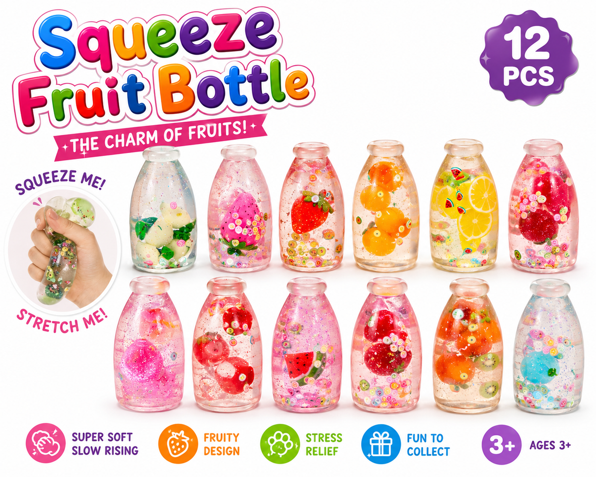 Squeeze Fruit Bottle Squishy –slow  Fruit Sensory Fidget
