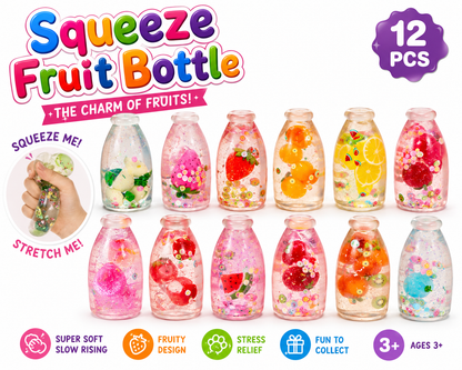 Squeeze Fruit Bottle Squishy –slow  Fruit Sensory Fidget