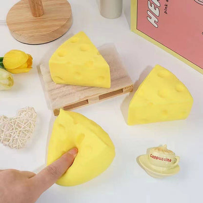 Squeezy CHEESE Shape Fidget Toy
