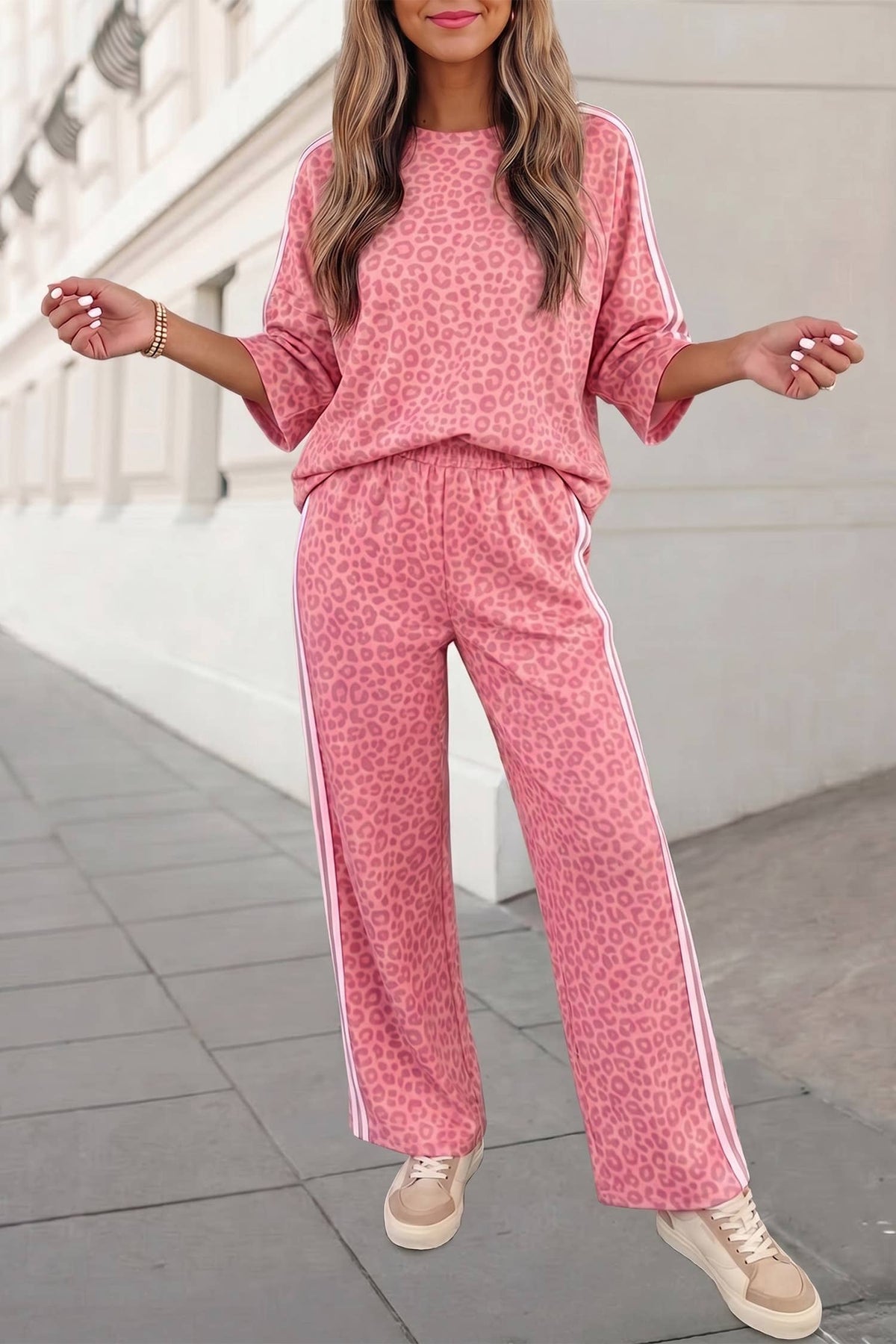 Leopard / Camo / Mallard Striped Detail Pants Set | S-4X