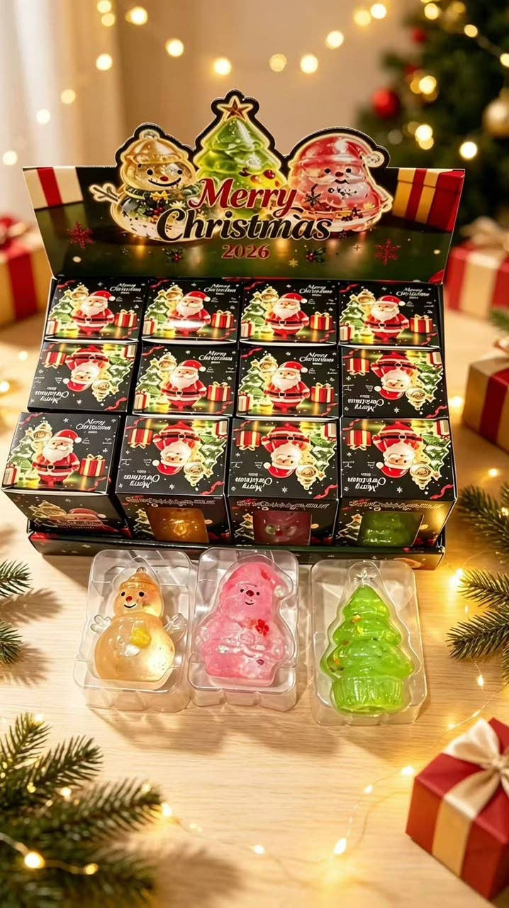 Christmas Squishy Collection – Santa, Snowman & Christmas