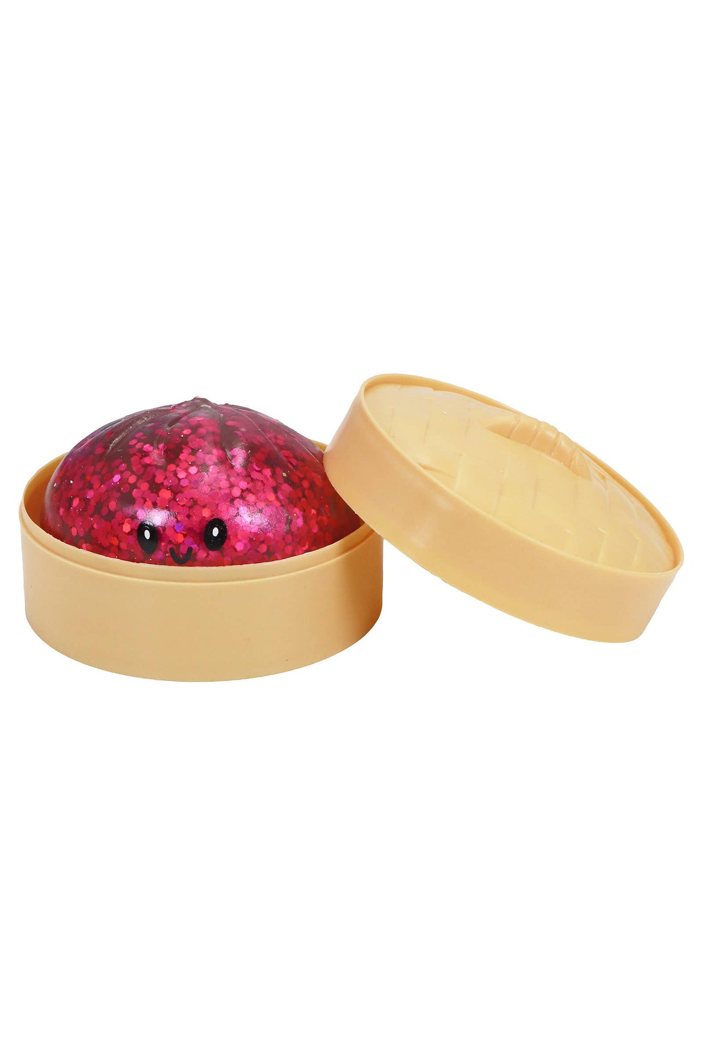 Chunky Glitter Jiggly Slime Filled Dumpling Bao Bun Squishy